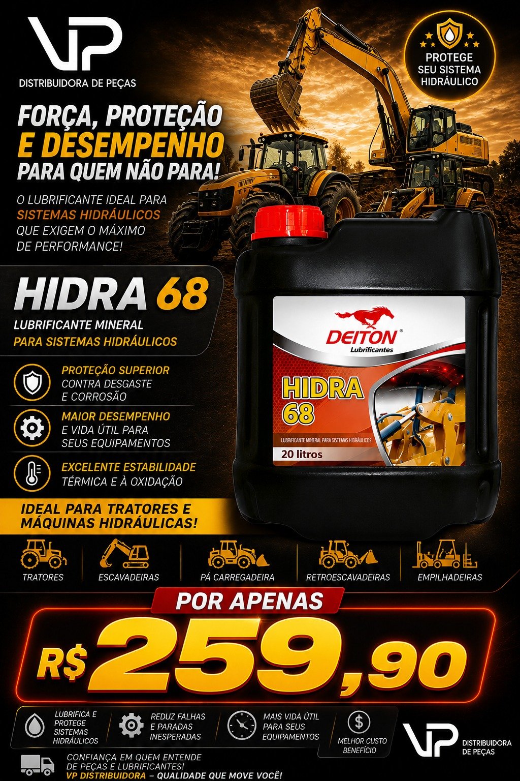 Deiton HIDRA 68 — 20 litros